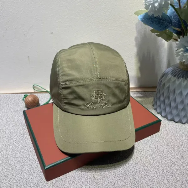 Loewe Baseball Cap Beige Embroidered Logo Hat - 9
