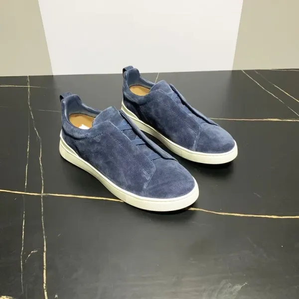 Hogan Interactive Sneakers Navy Suede Slip-On Casual Shoes - 1