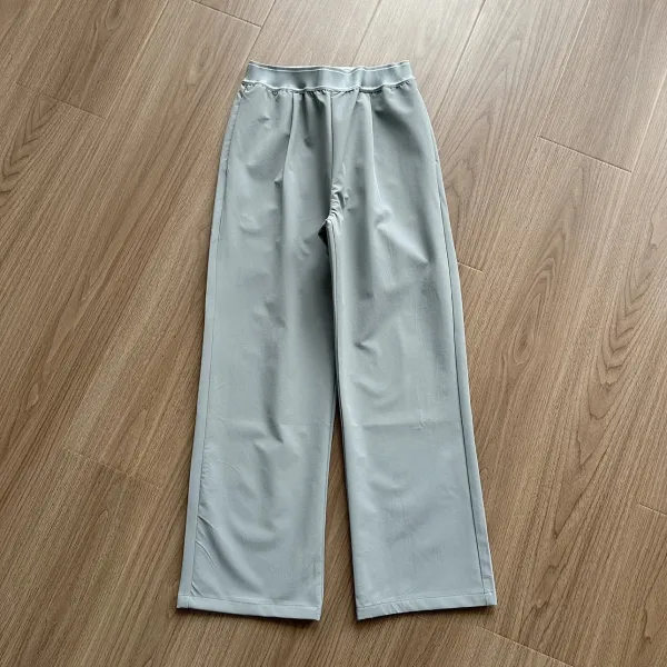 Design Wide-Leg Pants Navy Blue Pants - 7
