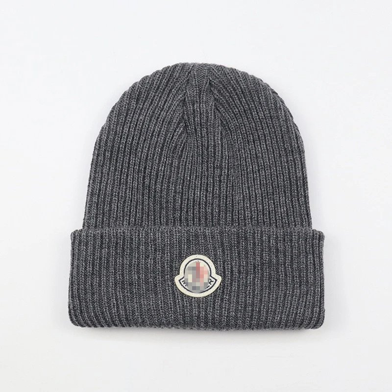 Moncler Logo Beanie White Hat - 6