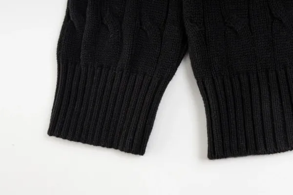 Polo Ralph Lauren Cable Knit Hooded Sweater White - 11