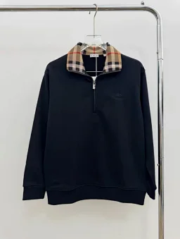 thumbnail for Bur Ba's half-zip sweatshirt