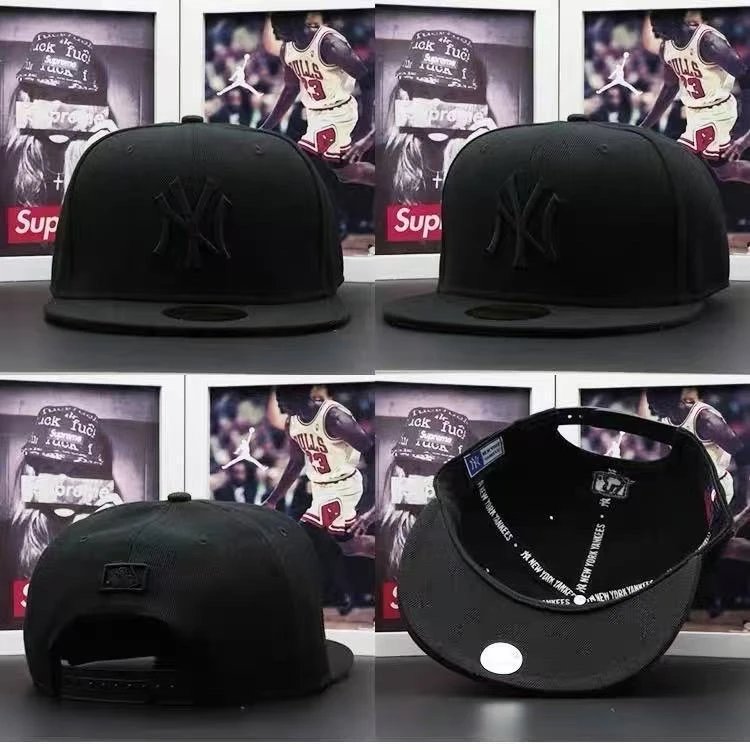 New York Yankees NY Logo Cap Black