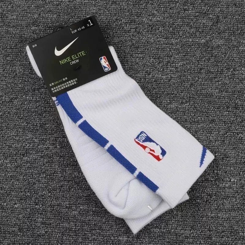 Nike NBA USA Elite Crew Socks White