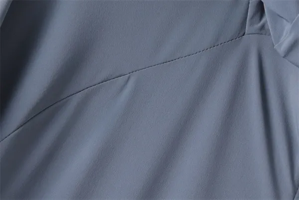 Design Lightweight Hooded Windbreaker Jacket in Slate Blue - 18