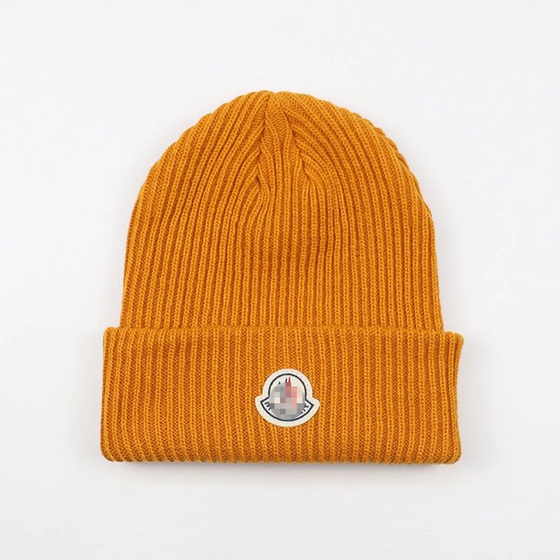 Moncler Logo Beanie White Hat - 16