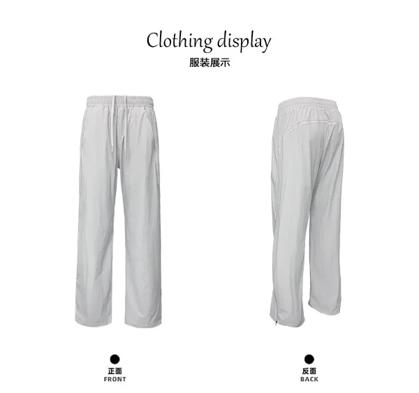 Design Utility Jogger Pants Light Gray Pants - 4