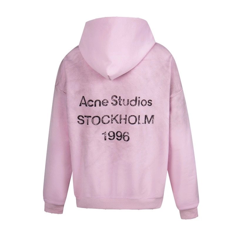 Acne Studios Stockholm 1996 Pink Hoodie - 1