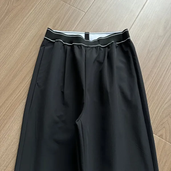 Design Wide-Leg Pants Navy Blue Pants - 10
