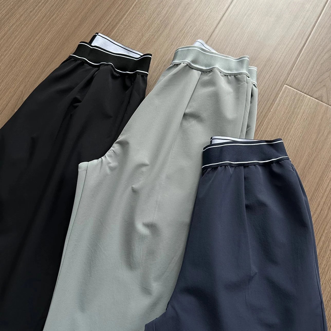 Design Wide-Leg Pants Navy Blue Pants - 11