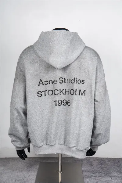Acne Studios Stockholm 1996 Black Hoodie - 8