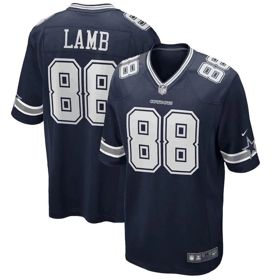 NFL x Nike x Dallas Cowboys CeeDee Lamb #88 Away Jersey Navy