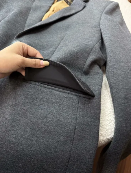 Loro Piana Navy Wool Blazer - 14