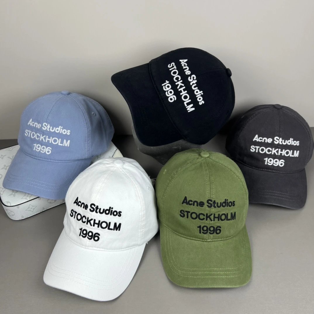 Acne Studios Stockholm 1996 Blue Baseball Cap - 2