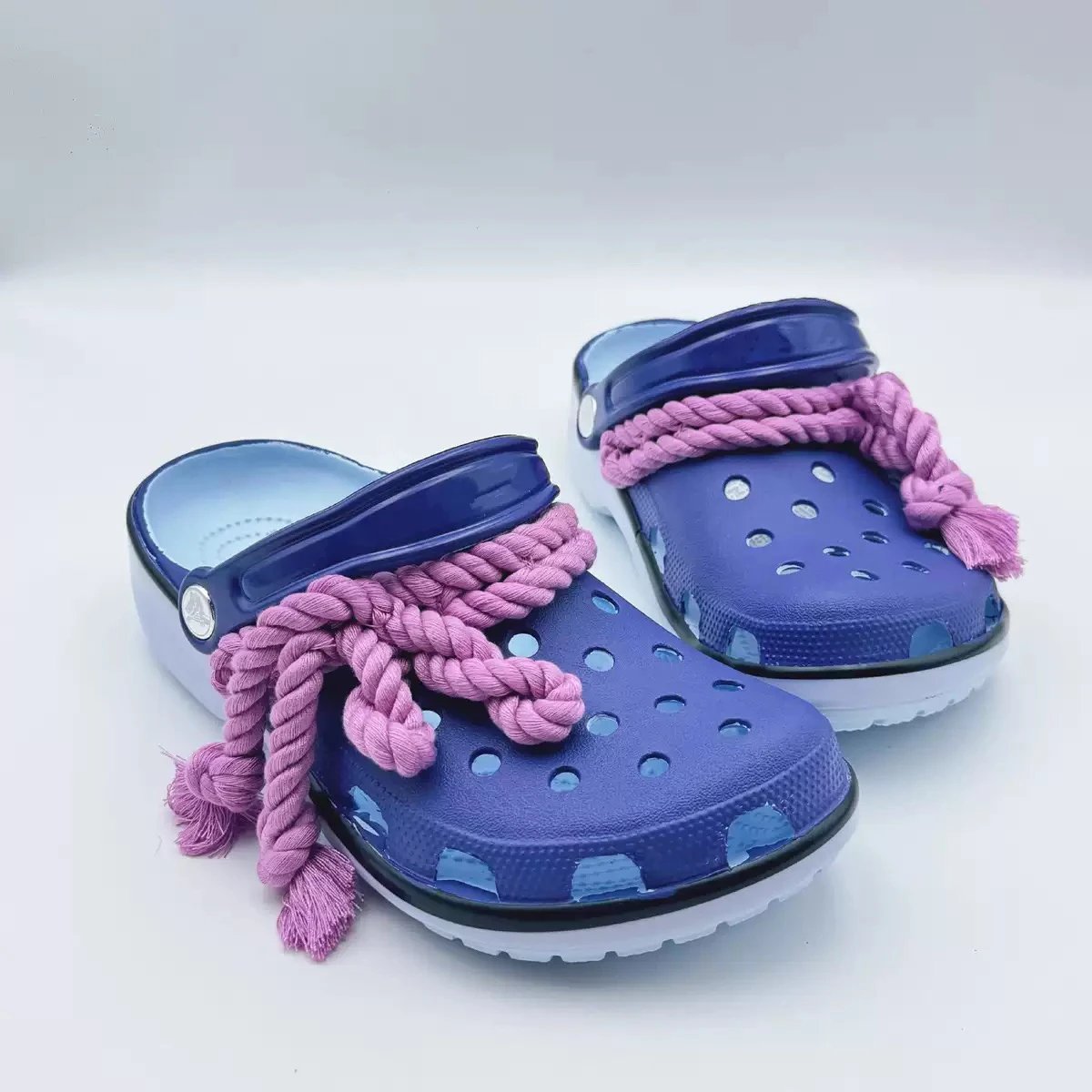 Crocs x Naruto Clog With Jutsu Charms Orange Kids Shoes Sandals - 2