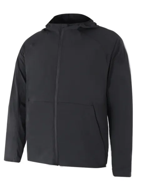 Design Lightweight Hooded Windbreaker Jacket in Slate Blue - 6