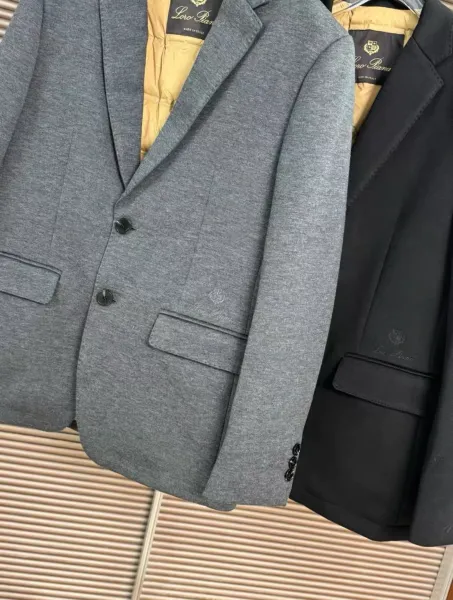 Loro Piana Navy Wool Blazer - 7