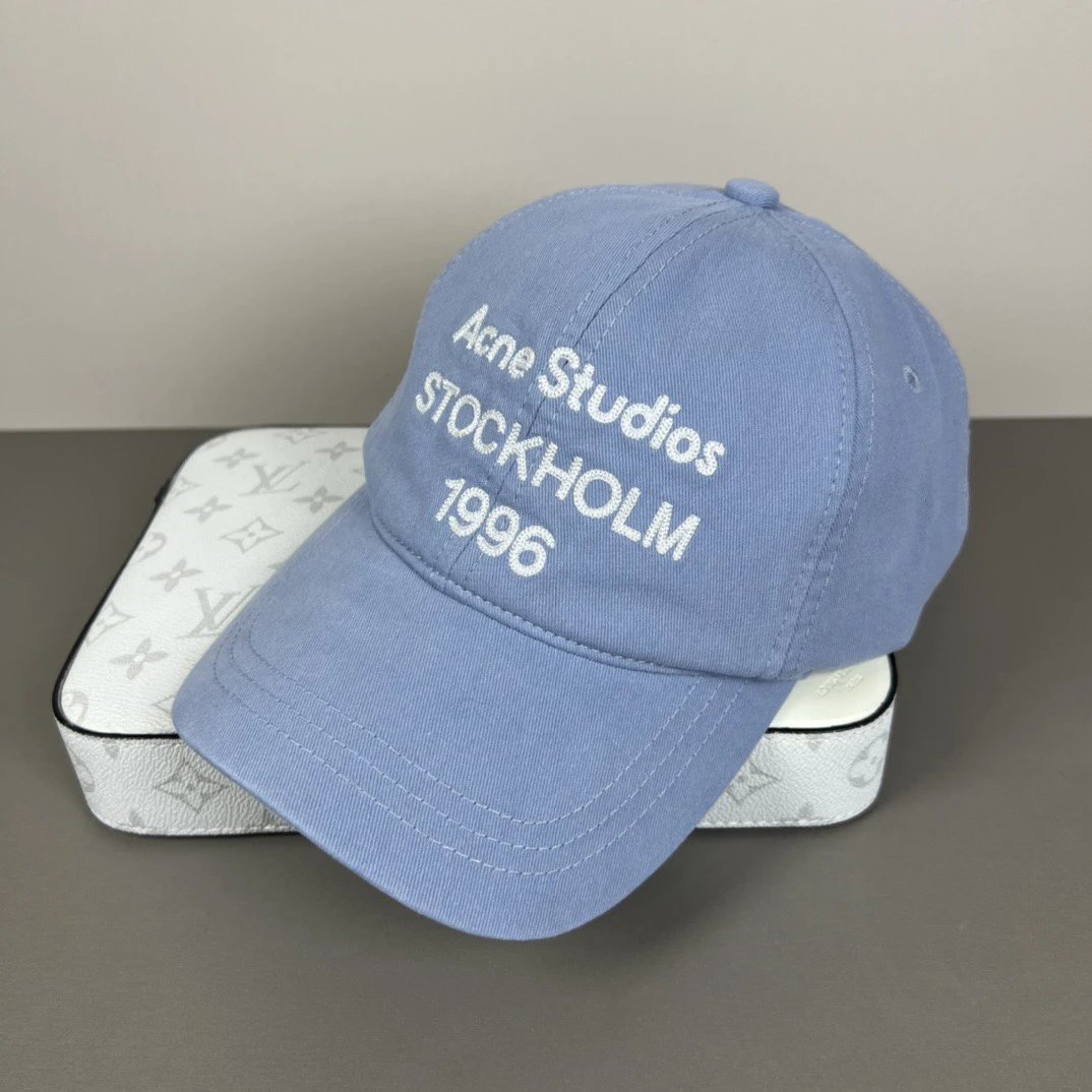 Acne Studios Stockholm 1996 Blue Baseball Cap - 11