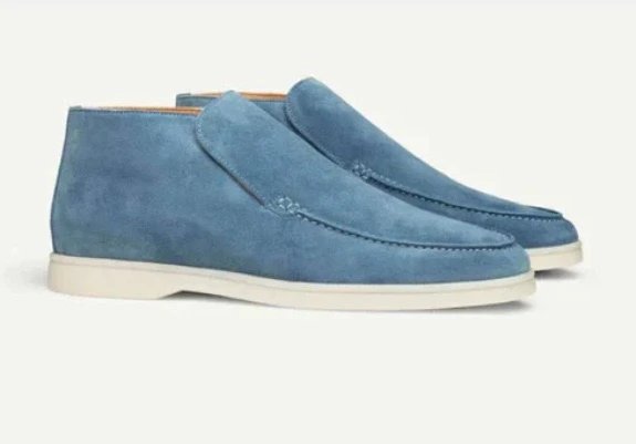 Tod's Gommino Loafers Beige Suede Casual Shoes - 10