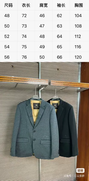 Loro Piana Navy Wool Blazer - 3
