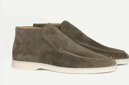 Tod's Gommino Loafers Beige Suede Casual Shoes - 6