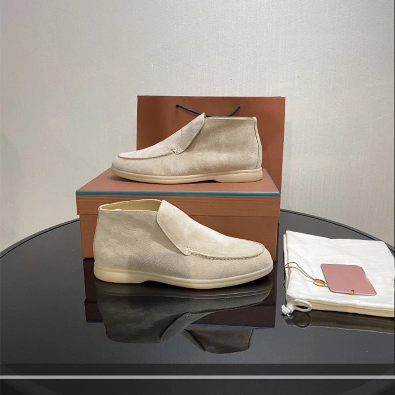 Tod's Gommino Loafers Beige Suede Casual Shoes - 13