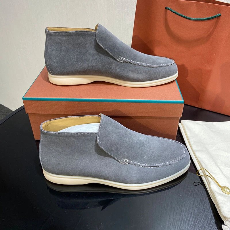 Tod's Gommino Loafers Beige Suede Casual Shoes - 12
