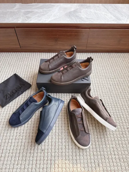 Hogan Interactive Sneakers Navy Suede Slip-On Casual Shoes - 6