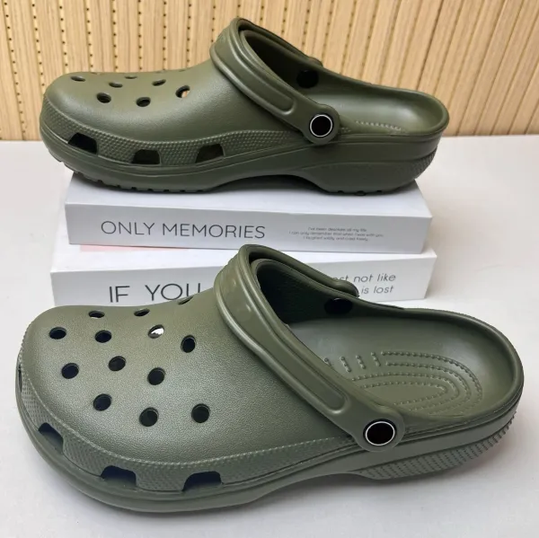 Crocs Classic Clog Army Green Casual Shoes - 1