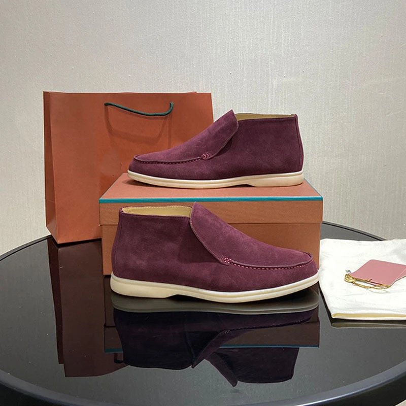 Tod's Gommino Loafers Beige Suede Casual Shoes - 8