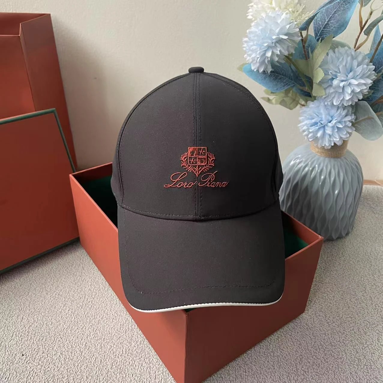 Loewe Baseball Cap Dusty Pink Embroidered Logo Cap - 4