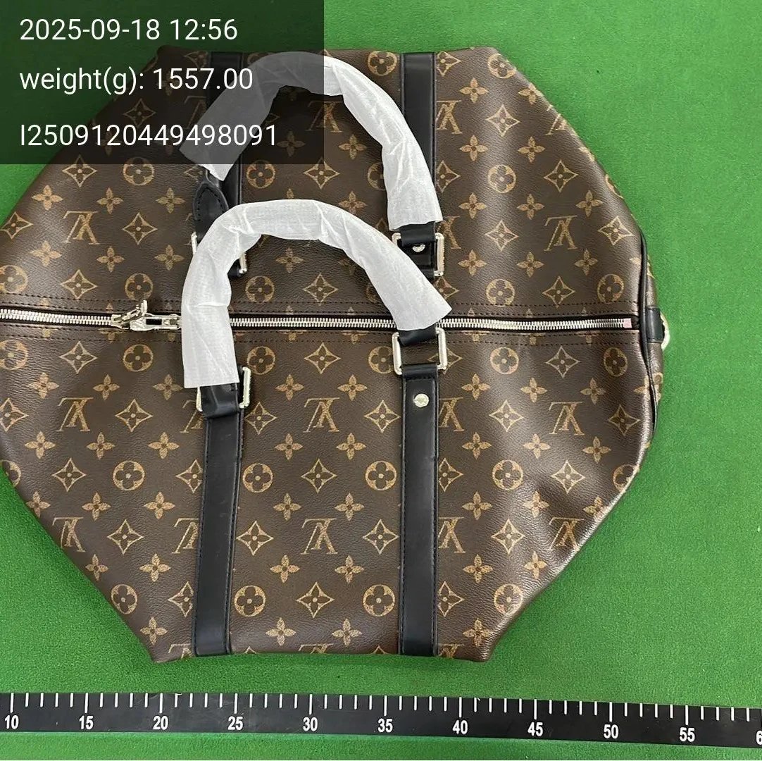 Travel bag 50cm coffee flower