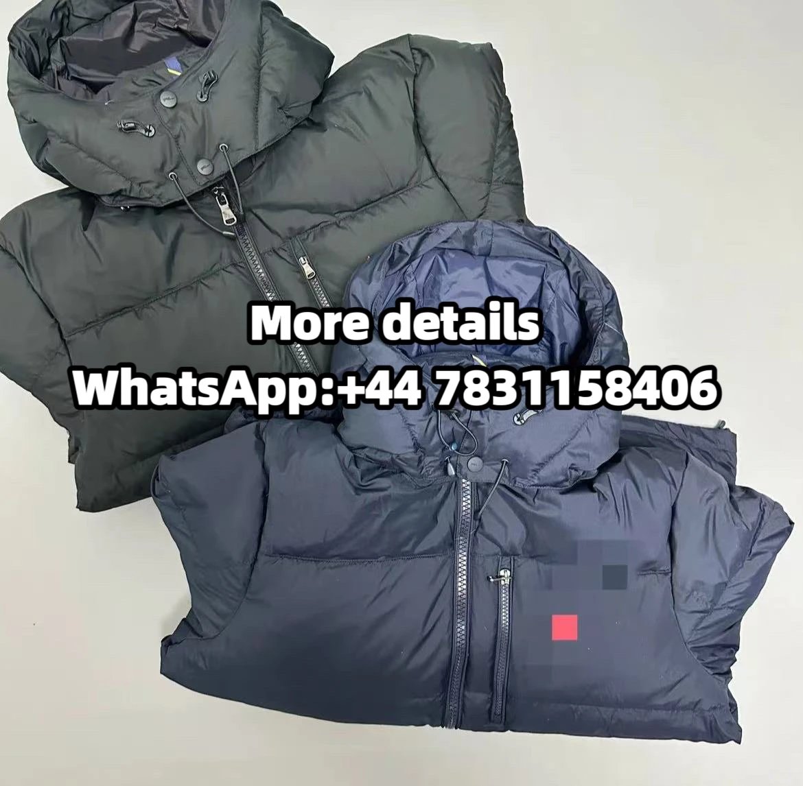 两色蓬松感羽绒服F - 133565