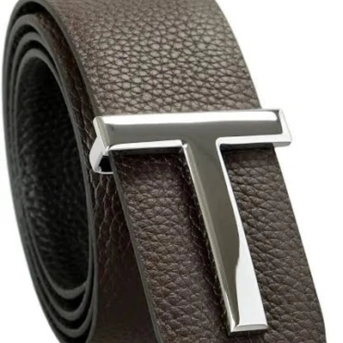 Silver/Brown and Black leather