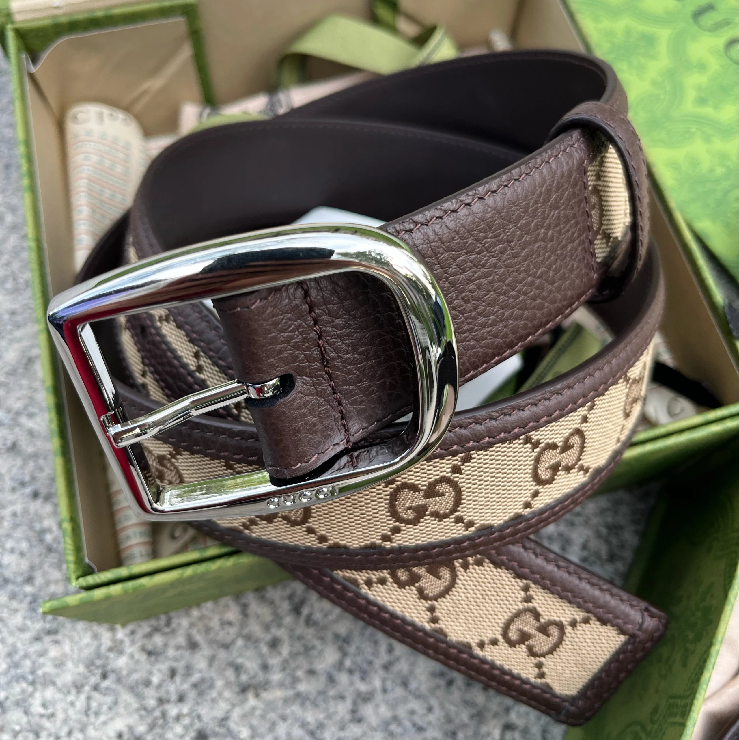 2 Silver/Brown