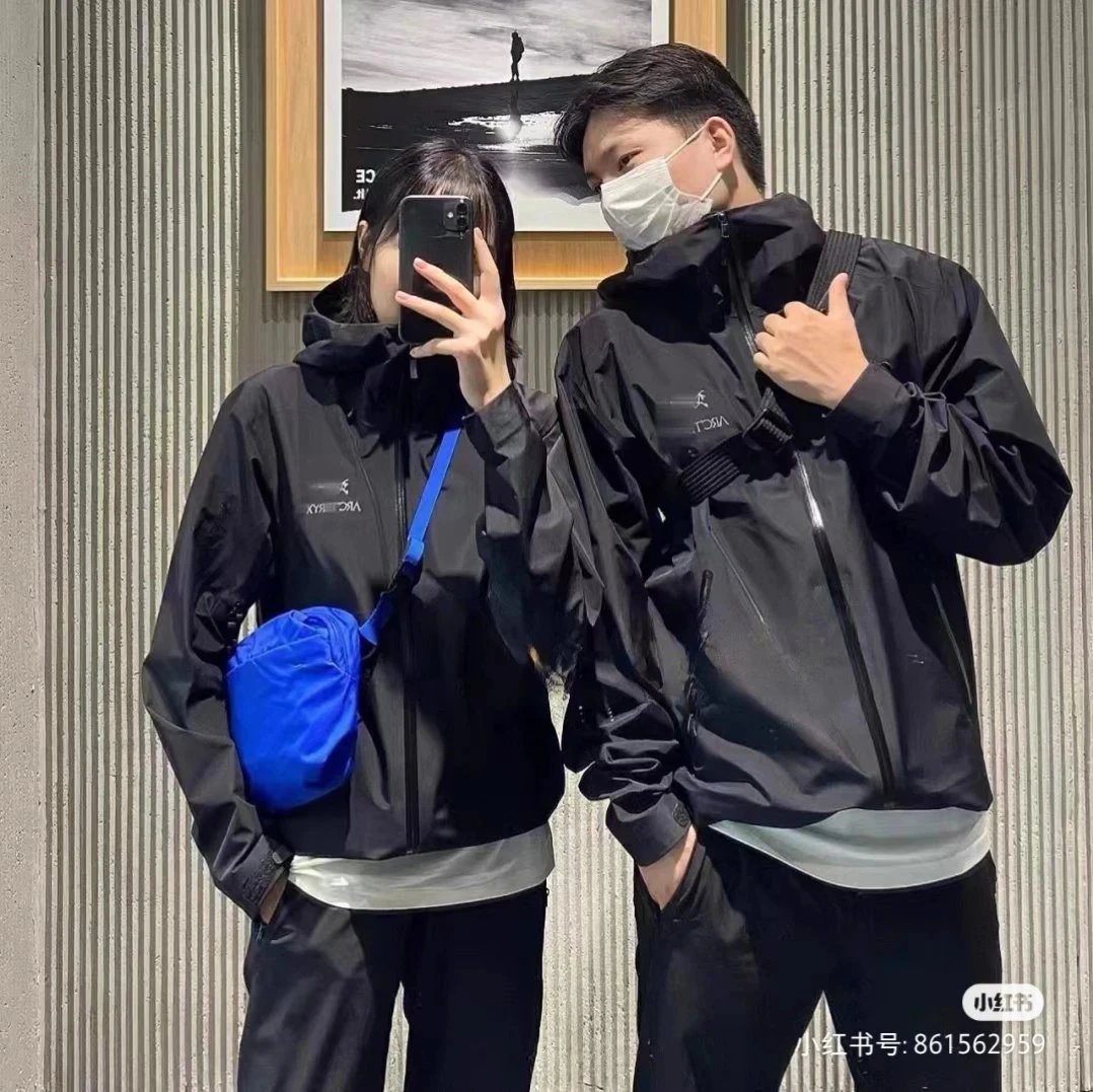 Da Fu Ping Dai No Standard 25 New Hooded Hard Shell Seamless Full Pressure Adhesive Jacket Jacket Coat
