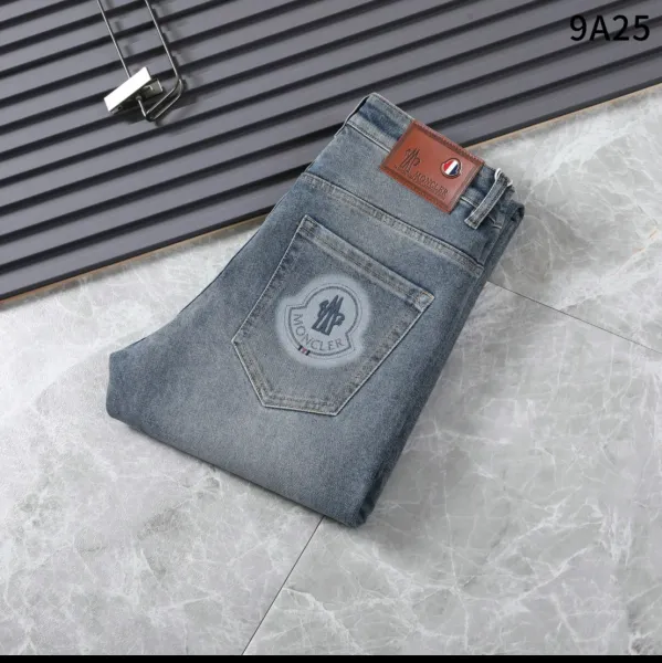 Moncler Jeans Light Wash Denim Jeans - 1