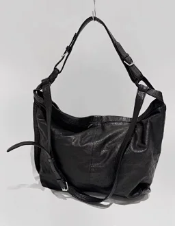 thumbnail for Ann植鞣混种羊皮多用途斜挎包 duffle bag