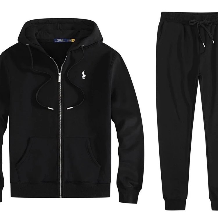 Autumn and winter cardigan with velvet zipper sweatshirt and pants set * cenk