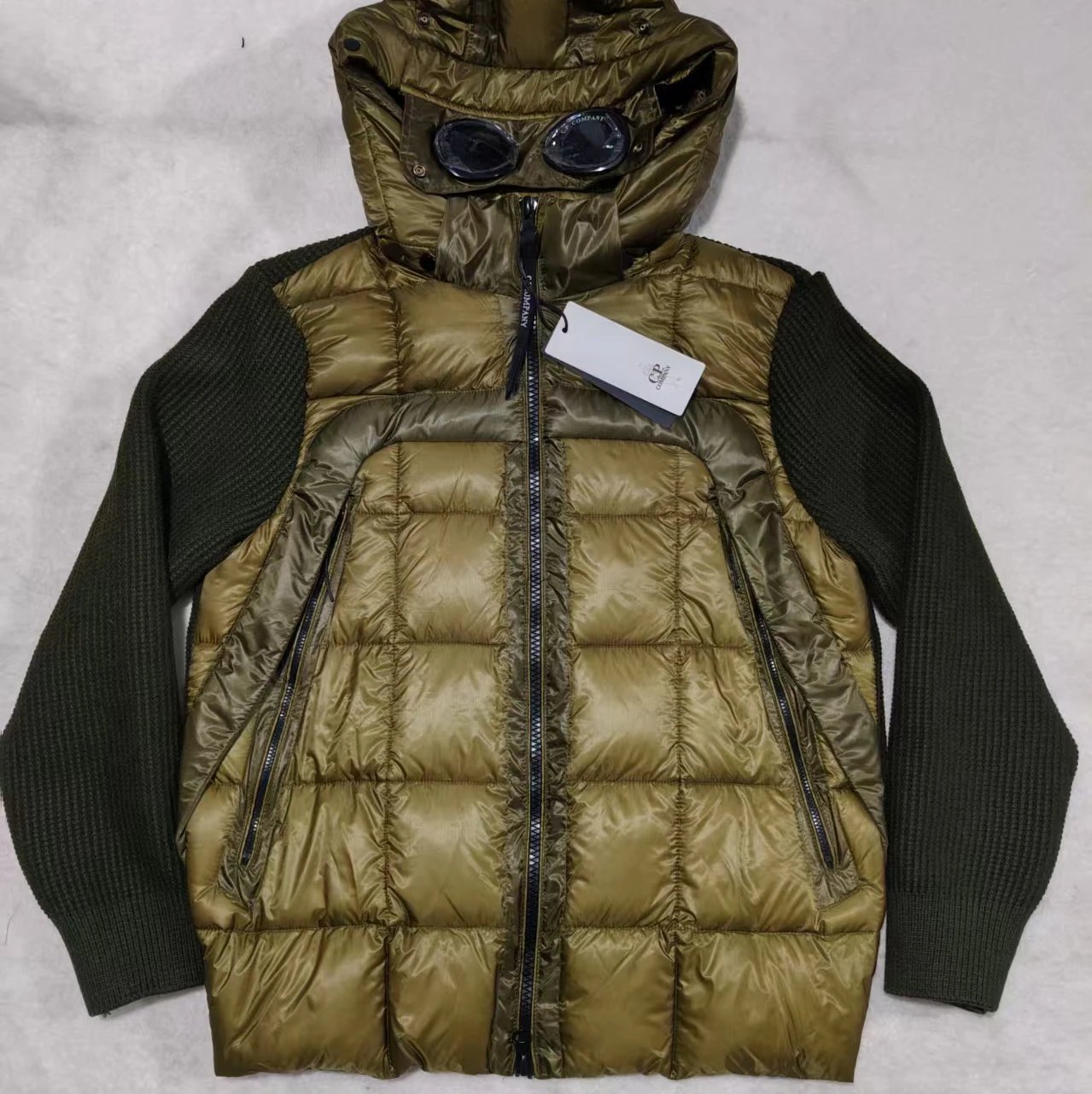 02 green cp cardigan with glasses