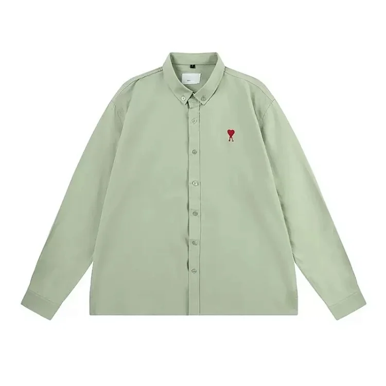 Love embroidered cotton shirt for men and women(pic25) Love embroidered cotton shirt for men and women