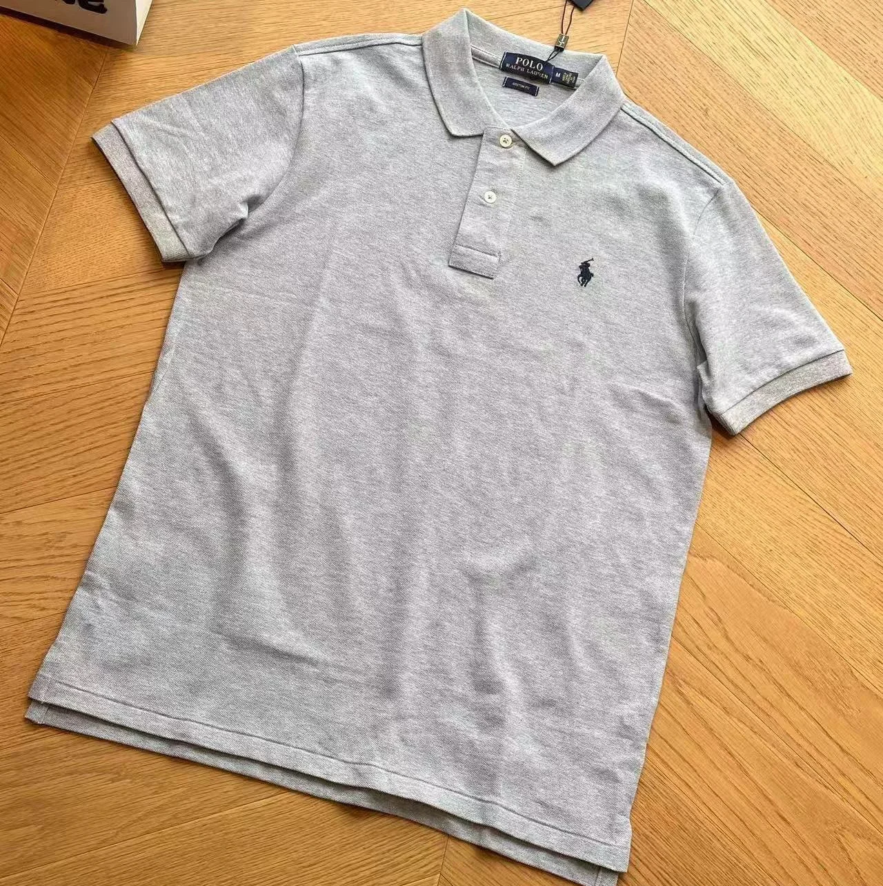 RL pony embroidered short-sleeved POLO shirt for men and women