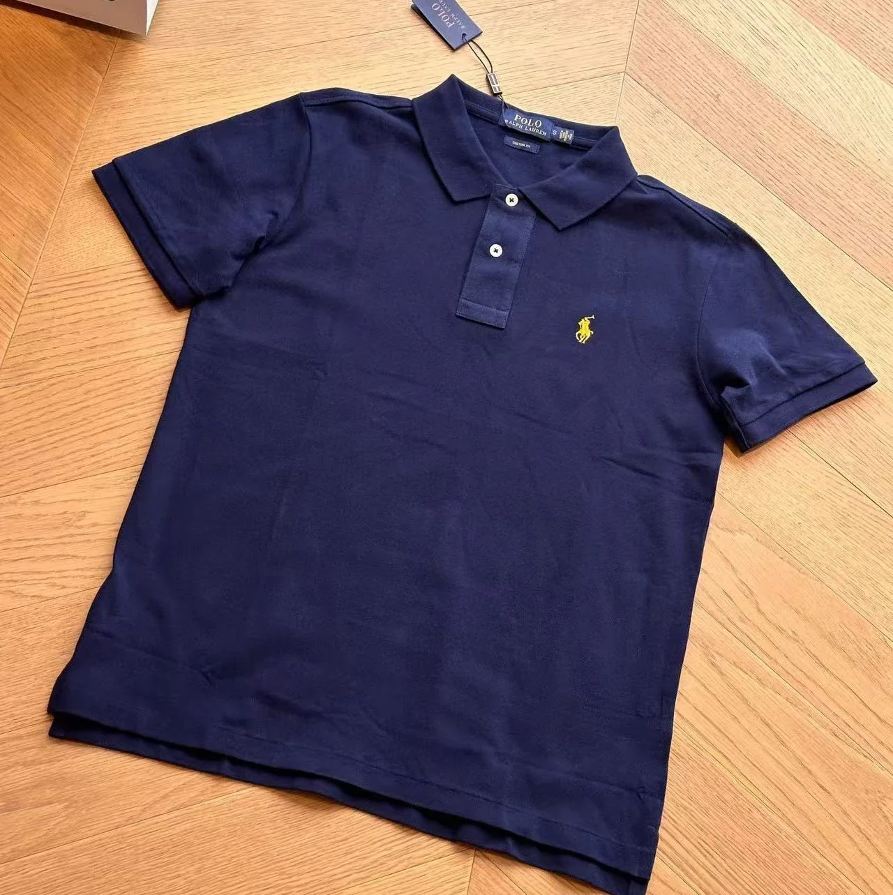 RL pony embroidered short-sleeved POLO shirt for men and women