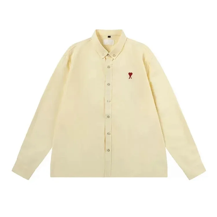 Love embroidered cotton shirt for men and women(pic23) Love embroidered cotton shirt for men and women