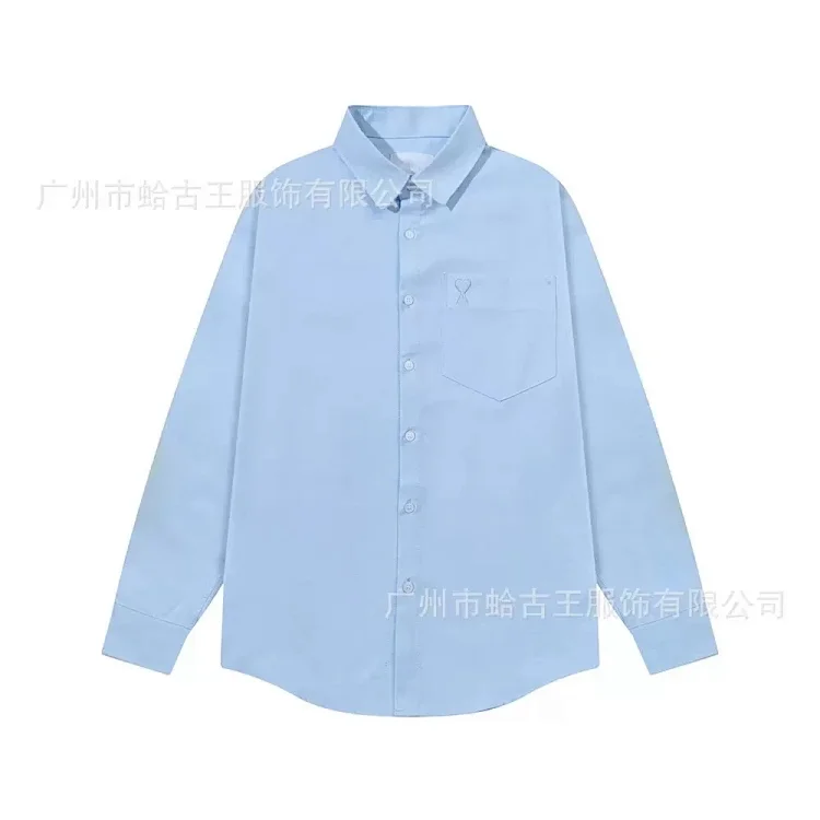 Love embroidered cotton shirt for men and women(pic32) Love embroidered cotton shirt for men and women