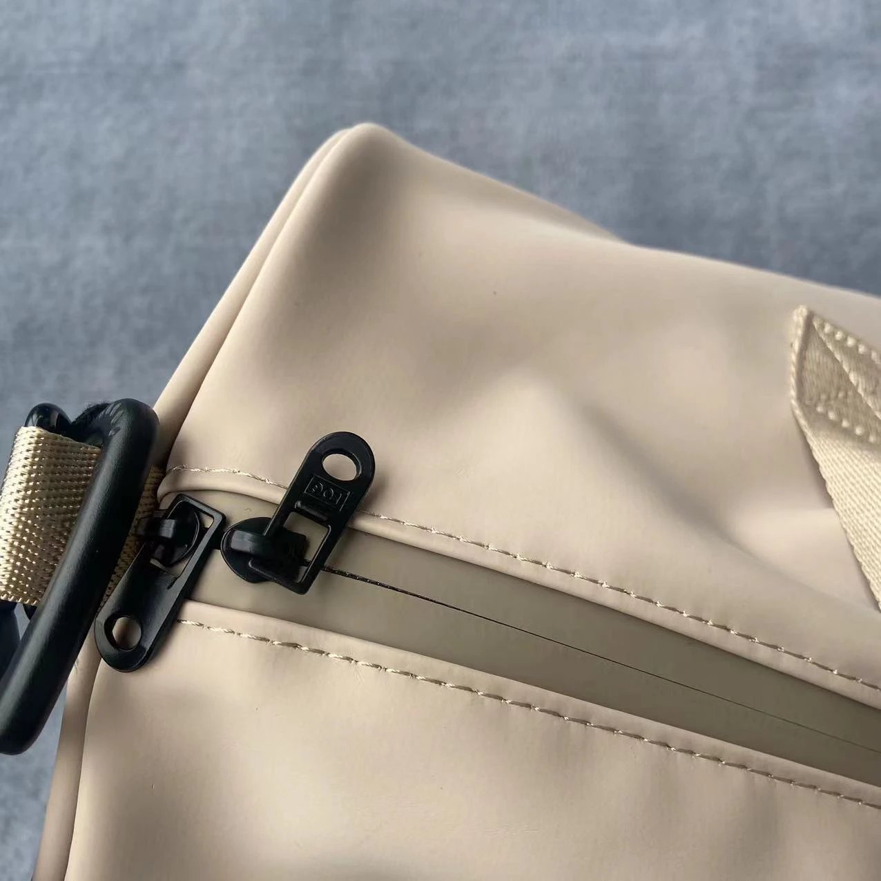 Fear of God Essentials Duffle Bag Beige Travel Bag - 14