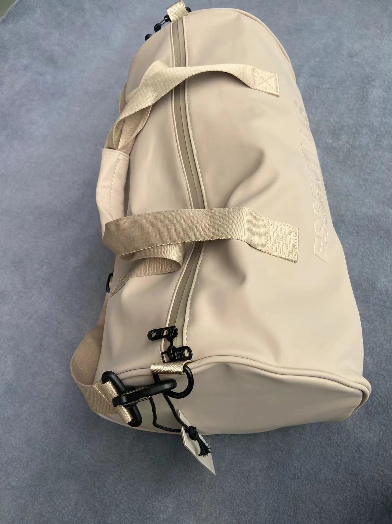 Fear of God Essentials Duffle Bag Beige Travel Bag - 15