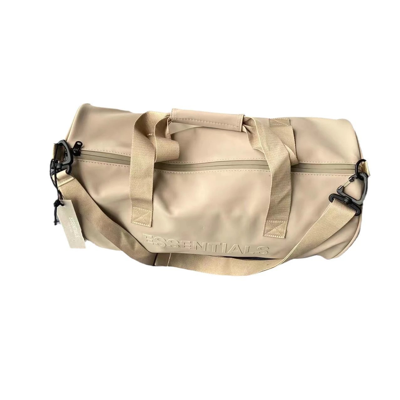 Fear of God Essentials Duffle Bag Beige Travel Bag - 7