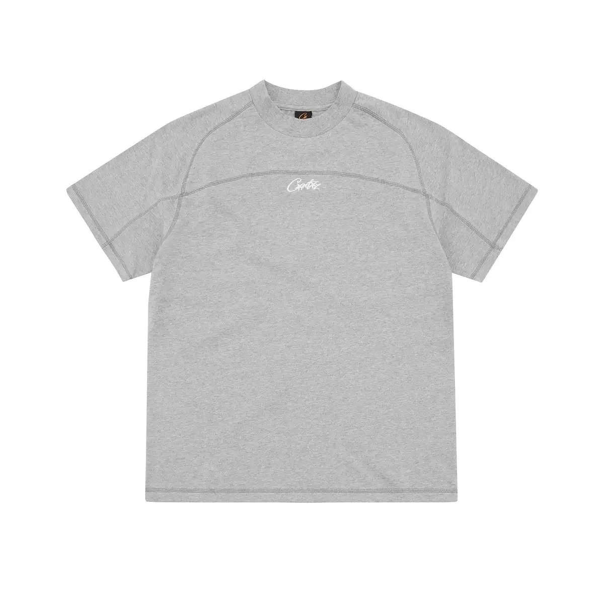 short-sleeved gray