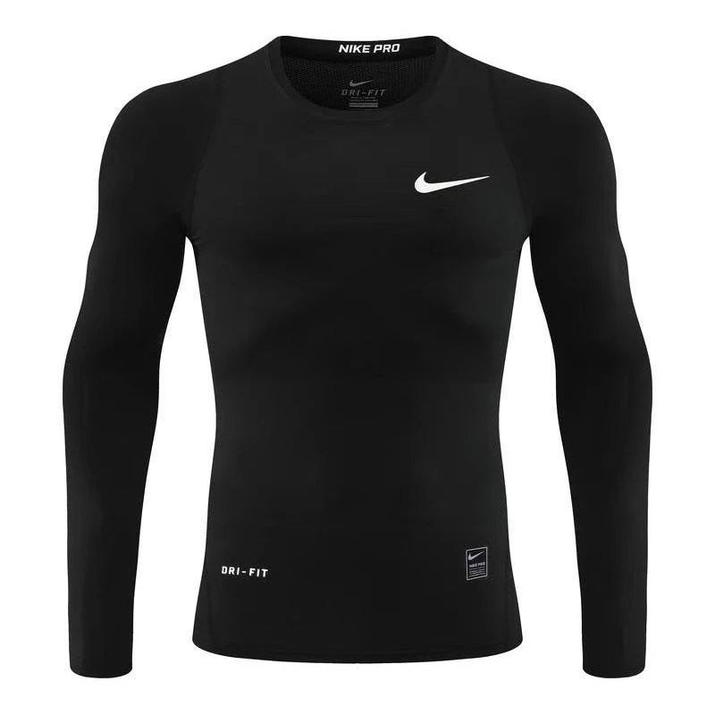 Nike Pro T-shirt Swoosh Logo Black